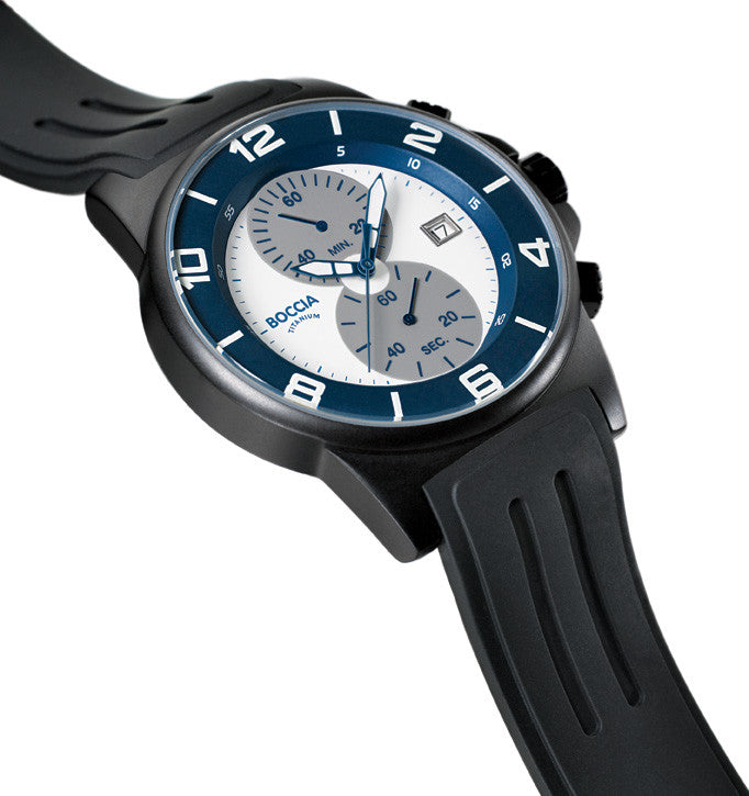 boccia-3777-16-herren-titan-chronograph-45-mm-mit-kautschukband image 3