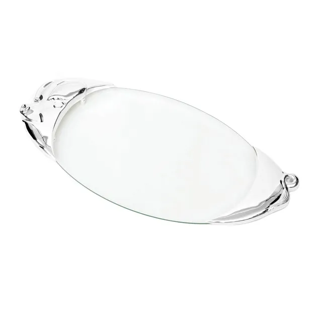 brillibrum-schweine-servierplatte-glas-versilbert-50-cm image 1