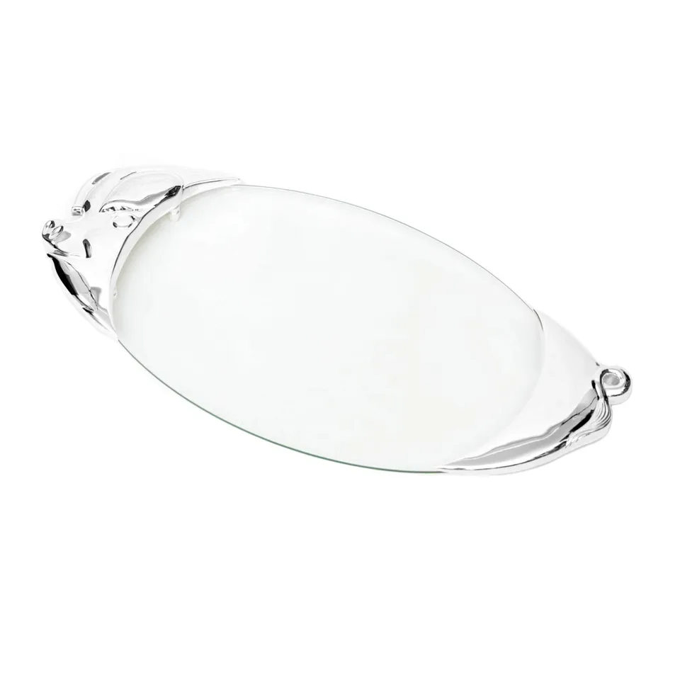 brillibrum-schweine-servierplatte-glas-versilbert-50-cm image 1