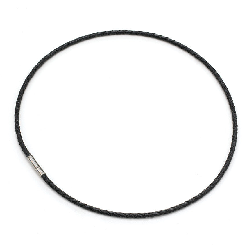 boccia-0835-01-titan-lederkette-schwarz-geflochten-4mm image 2