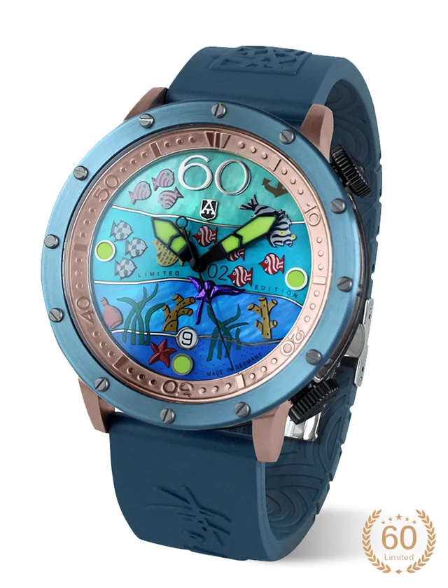 alexander-shorokhoff-flensi-blau-limitierte-taucheruhr image 1