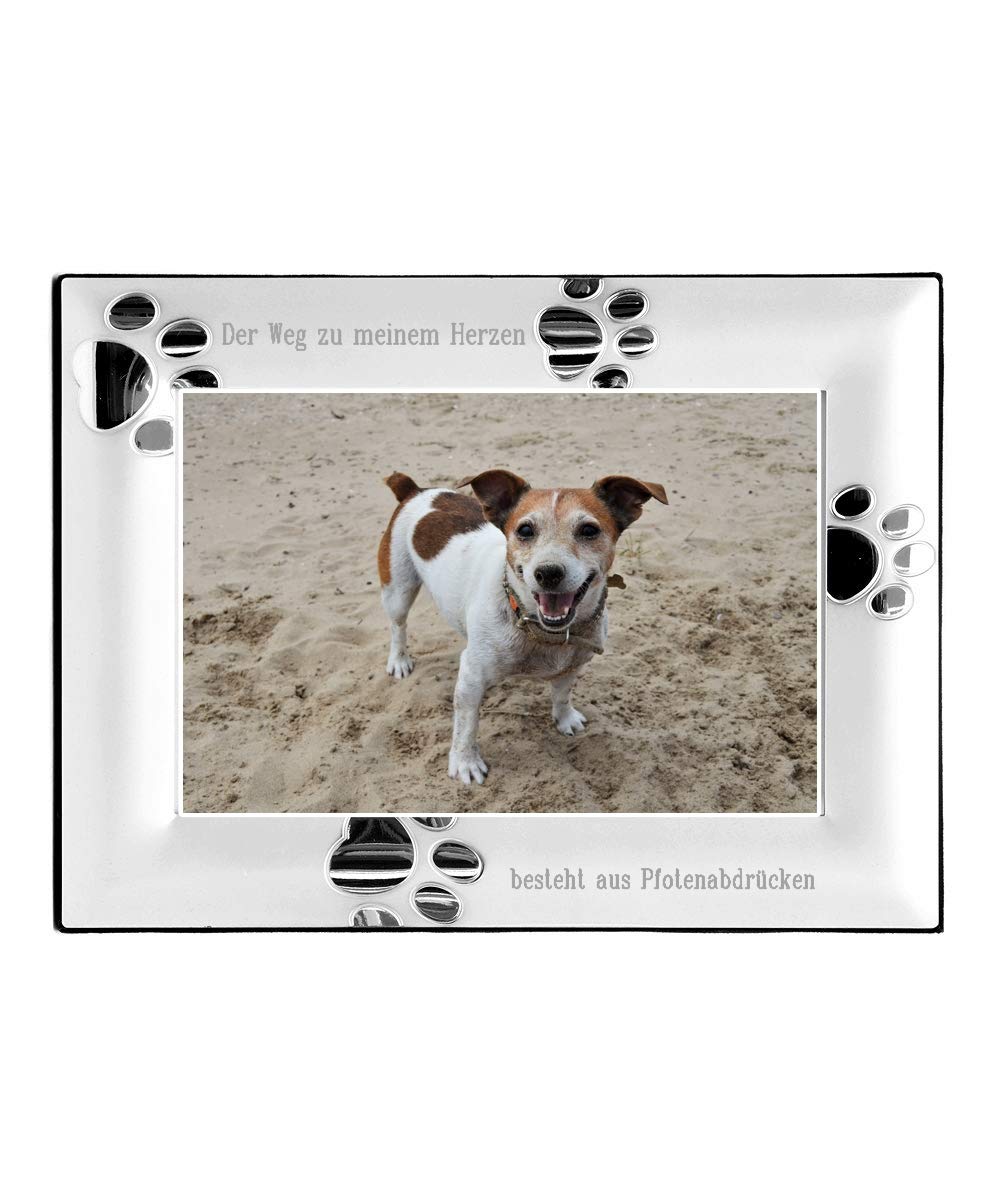 brillibrum-fotorahmen-hundetatzen-10x15-cm-mit-wunschgravur image 2