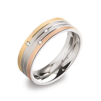boccia-0135-02-titanium-ring-bicolor-mit-3-diamanten image 1