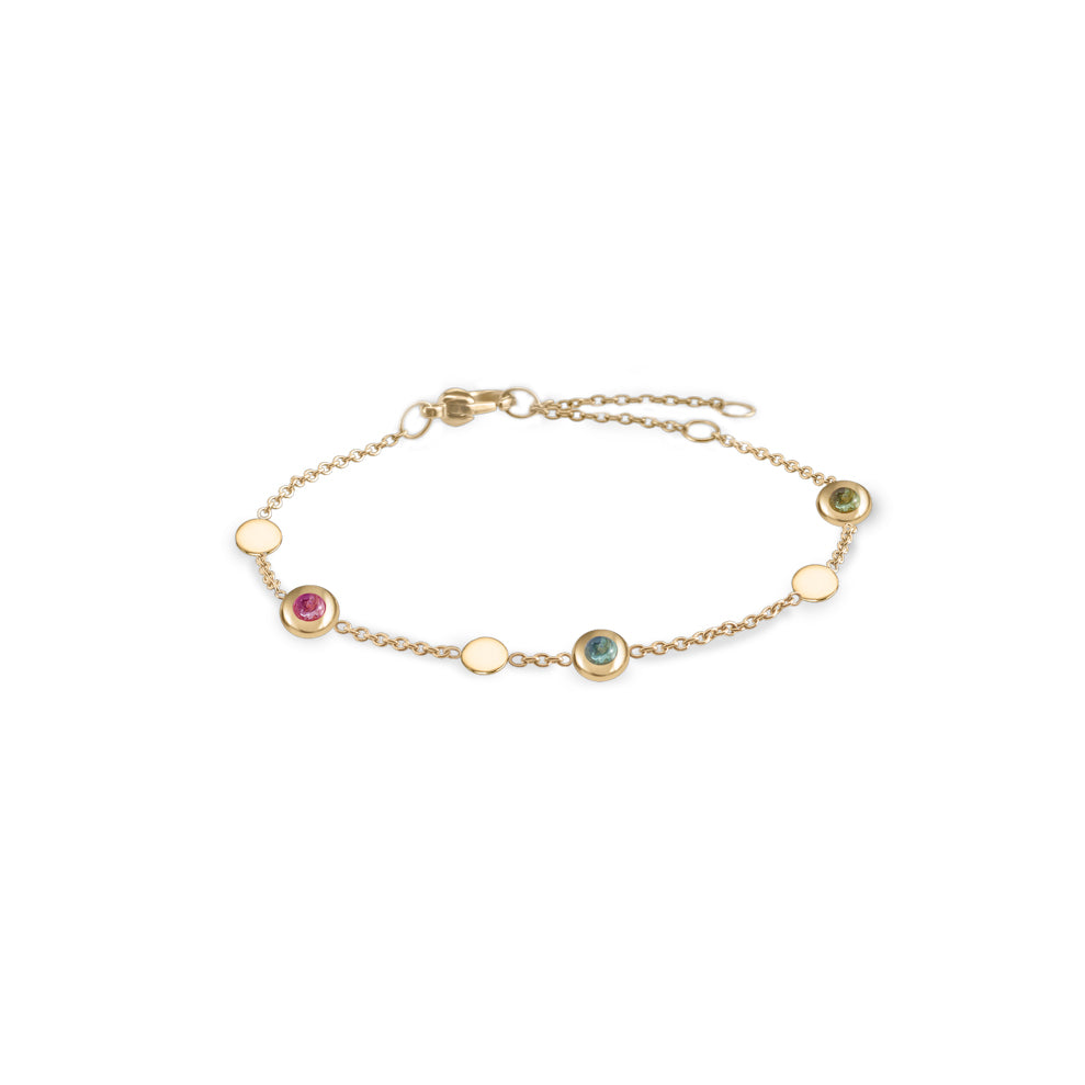 boccia-titanium-armband-03042-02-goldplattiert-mit-turmalin image 2