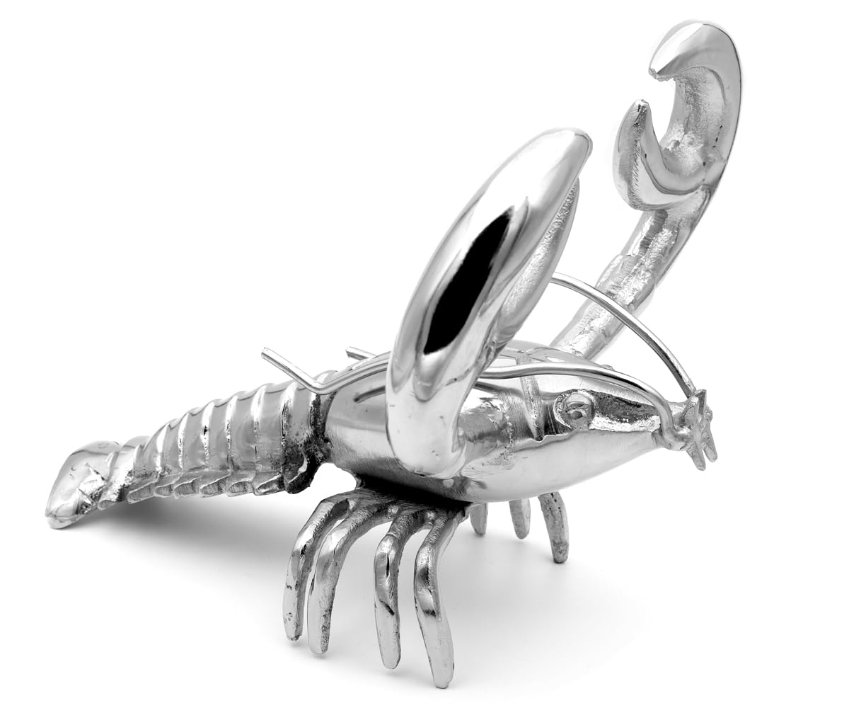 brillibrum-hummer-figur-variante-2-versilbert-32-cm image 1