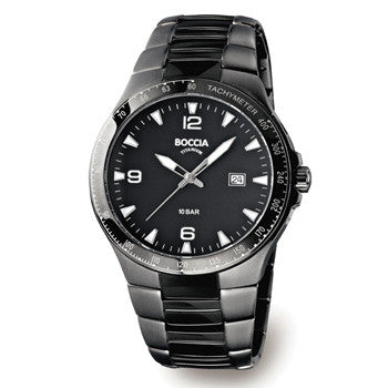 boccia-3549-03-titanium-herrenuhr-schwarz-40-mm image 1