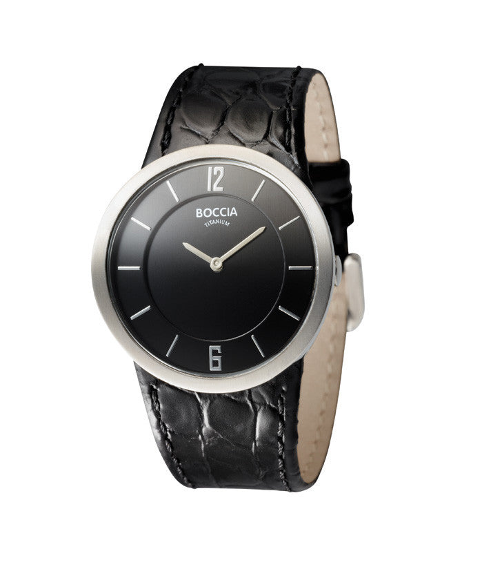 boccia-3161-07-damen-titanium-uhr-schwarz-mit-leder-37-mm image 2